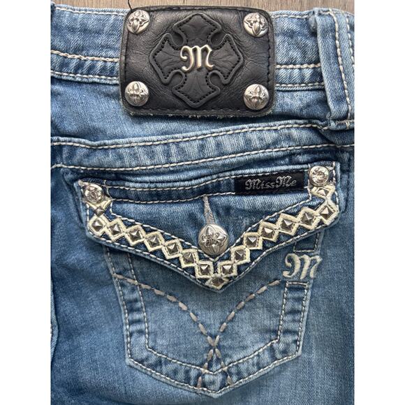 Miss Me JW6192S Skinny flap pocket jeans 27 - Picture 5 of 8